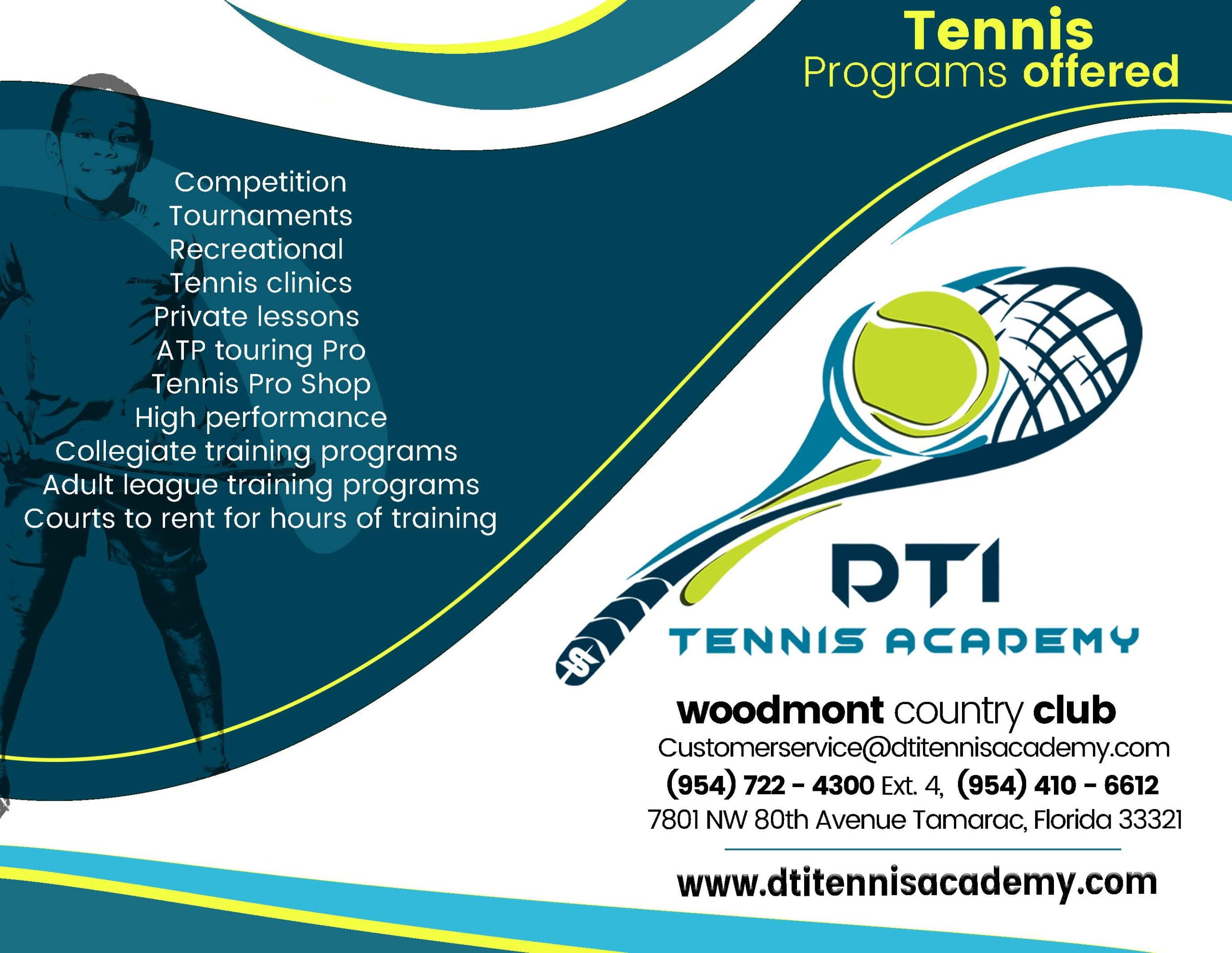 Flyer Quick Start Tennis Program woodmont